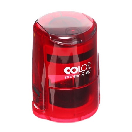 Equipment for round printing Automatic Colop Printer R40, diameter 41.5 mm, lid, ruby ​​case-7