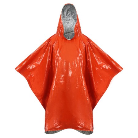 Maclay raincoat, foil, 100x125 cm, orange color-5