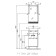 Aquaton Emma wardrobe, white color, oak navarra
