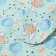 Costume (swing, slider, cap) Bloom Baby constellation, p. 62 cm, blue