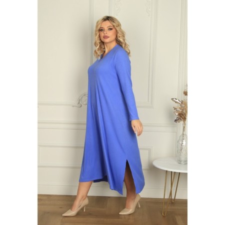 Women's dress, size 52, blue color-7