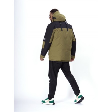 Ski jacket men's, size 54, khaki color-10
