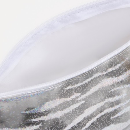 Lightning cosmetic bag, gray color-2