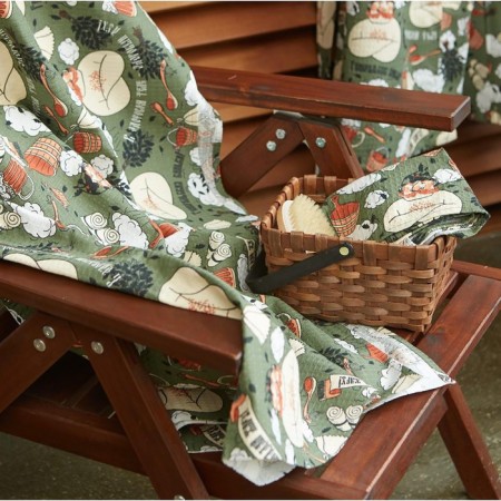 Set for the Ethel Sauna "General Bank" Kilt 75*144 cm + hat, waffle 200g/m2, 100% HL-9