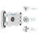 Kromax DIX-15W TV bracket 15 "-28" Max.30kg wall turn and slope 1070473