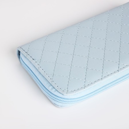 Women's wallet with lightning, blue color-2
