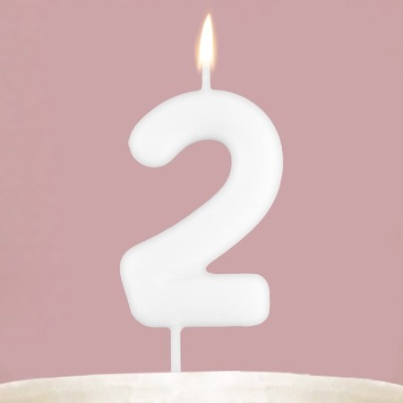 Свеча для торта, цифра «2» , светится в темноте, 4 х 10 см.-7