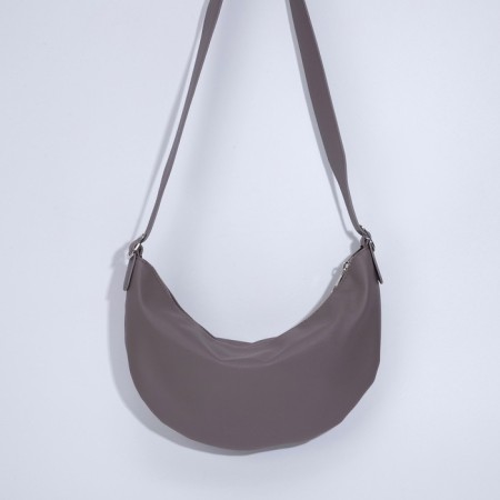 Women's bag over the shoulder Textura, small size, brown color-1