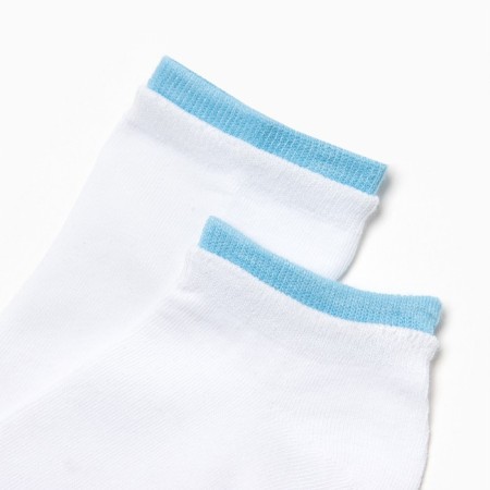 Women's socks, white/blue color, size 35-38-1