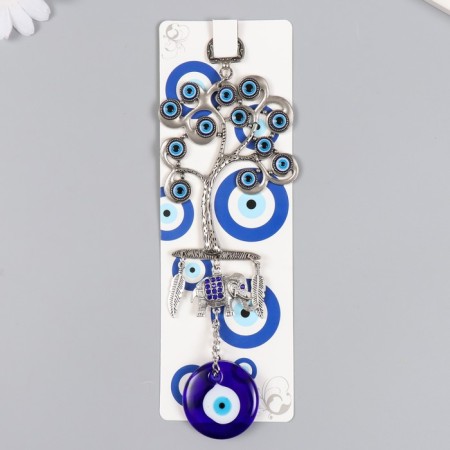 Suspension from the evil eye "Tree and Elephant" 21 cm-3