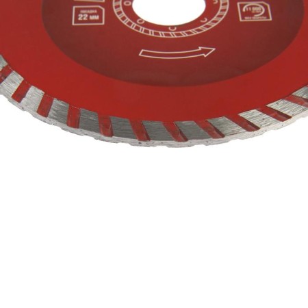 Disk diamond cutting scrap, Turbo, dry cut, 125 x 22 mm-1