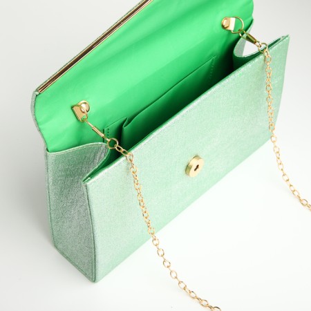 Female bag on a magnet, green color-4