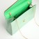 Female bag on a magnet, green color