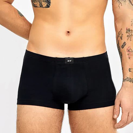 Set of men's panties boxers (2 pcs), black/black color, size 48 (m)