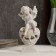 Polystone souvenir "Snowthrough angel on the openwork heart" 13x6x5.5 cm