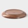 Porcelain dessert plate Magistro Garland, D = 17 cm, brown color