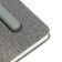 Leduced Diary A5, 96l, Lin, Holder for phone/tablet/handles, gray