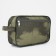 Lightning cosmetic bag, external pocket, green color