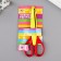 Embossed scissors 15.5 cm mix
