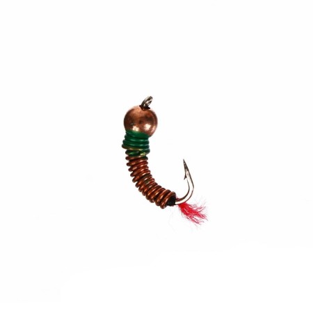 Mormyshka tungsten Marlin’s forests, 4 mm, 0.65 g, red 12, color copper, 15 pcs.