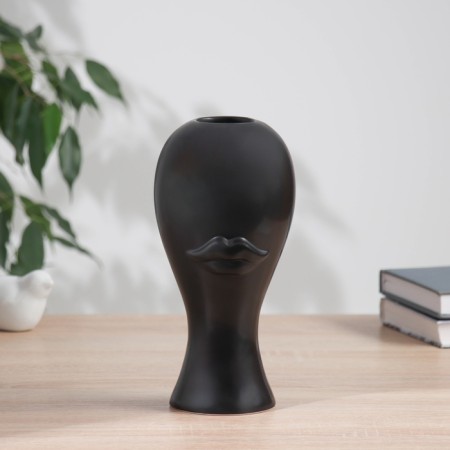 VAZ Coramics Table "Pietro" lips, 21x9 cm, black