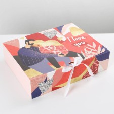 Gift folding box, packaging, 