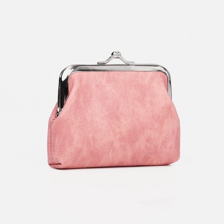 Women's wallet on the farmar, pink color
