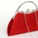 Female bag on the farmar, red color