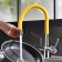 LEMARK COMFORT LM3075C-Yellow, one-legged, flexible excess 225 mm, yellow 90686 kitchen