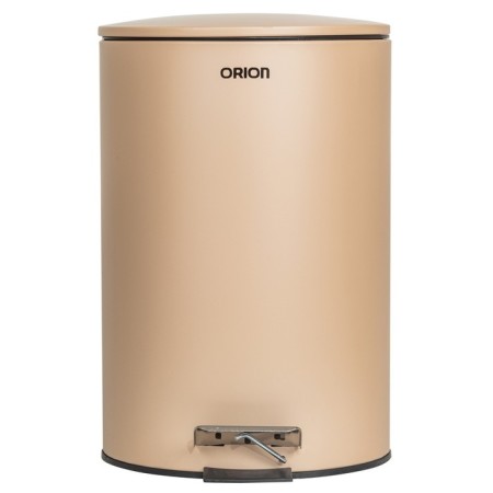 Garbage bucket with the pedal Orion 410122, 12 l, beige matte color-1