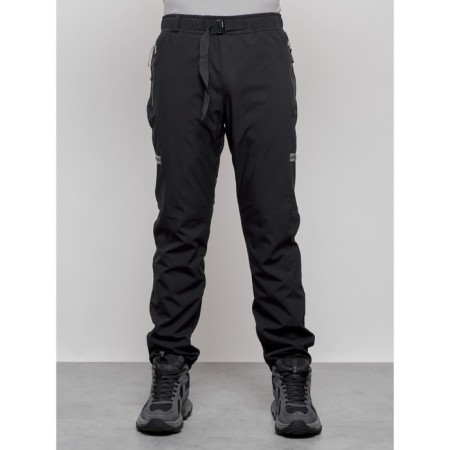 Warm pants, size 52, black color-5