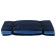 Tourist mat, folding, 170x51x0.8 cm, dark blue/blue color