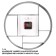 Watching clock, interior "Mansa", D-35 cm, silent, gray