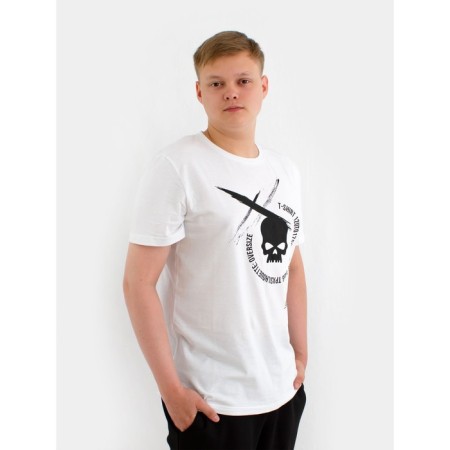Men's T -shirt Bene, size 52, white color-1