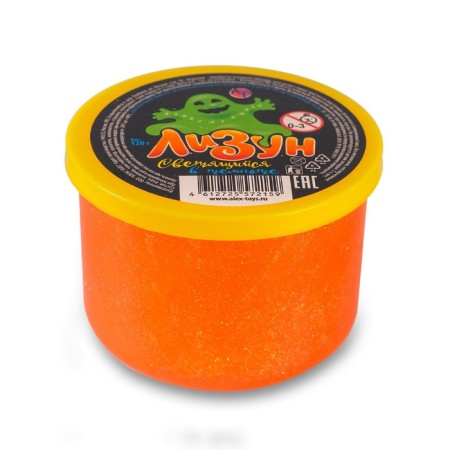 Lizun luminous in the dark, 120 g, color mix-8