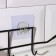Holder for kitchen supplies Wall share, 5 hooks, 28 × 8 × 8 cm, black color