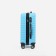 Small 20 suitcase, "Cartes factory", lightning department, code castle, 4 wheels, blue color