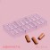 Form for chocolate and sweets Konfinetta "Bank", 28 × 14 cm, 18 cells, color transparent