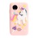 Children's teaching phone "Unicorns", sound and light effects, camera, pink color