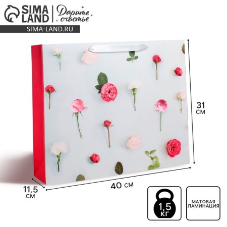 Package Gift Laminated Horizontal, Packaging, “You are Beautiful”, L 40 x 31 x 11 cm