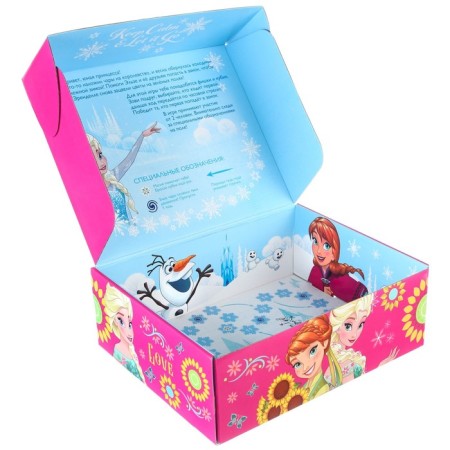 Gift box, folding, 28x21x9 cm, cold heart-5