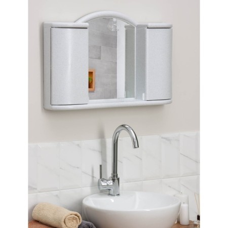 SLRACKAL CASHER for the bathroom "Argo", color white marble-2