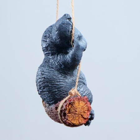 Suspended decor "Coala on a log" 24x15x25cm-6