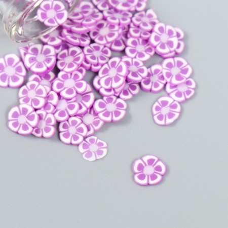 Decor for creativity Plastic "Flower. Violet Petunia" set of 8 g 5x2x2 cm-2
