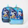 Baby backpack on lightning, 1 outer pocket, insert mix, blue color