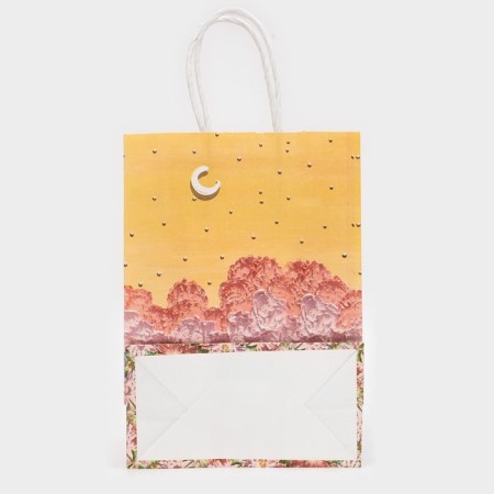 Crafts, beige package, "Flower Field" 21 x 15 x 8 cm-2