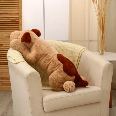Soft toy "dog", 75 cm, brown color-4