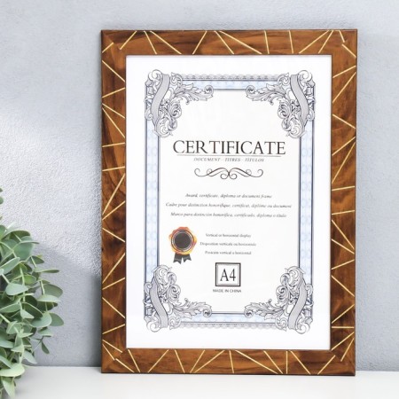 Photo frame Plastic format A4 "Chaos. Direct lines" under a tree 31.5x24.5 cm