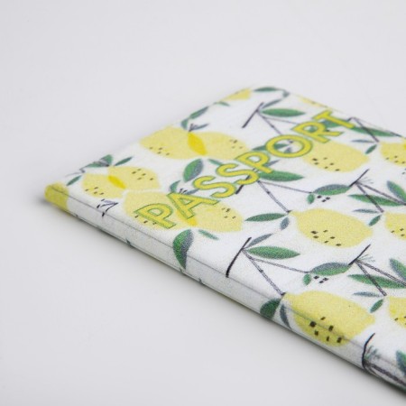 Cover for passport, yellow color-3