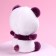 Set "Dream", soft toy in a mug, panda, color mix